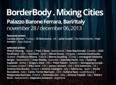 BorderBody - Mixing Cities/ Palazzo Barone Ferrara in Bari (Italy)